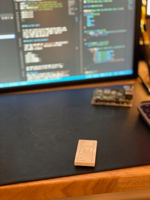 A Caseta Remote and the Raspberry Pi listening for it